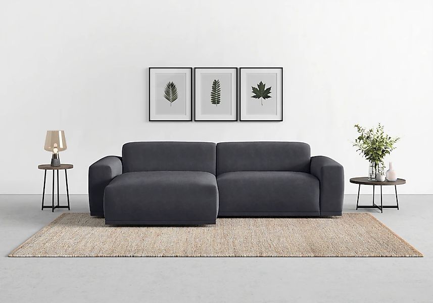 TRENDMANUFAKTUR Ecksofa "Braga, mit hochwertigem Kaltschaum, L-Form, in Cor günstig online kaufen