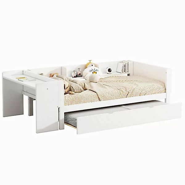 Rutaqian Einzelbett Prinzessinnenbett modern Polsterbett 90×200 cm, (1-tlg. günstig online kaufen