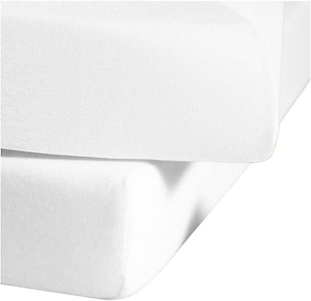 fleuresse Spannbettlaken Comfort Jerseyspannlaken, 96% Baumwolle, günstig online kaufen