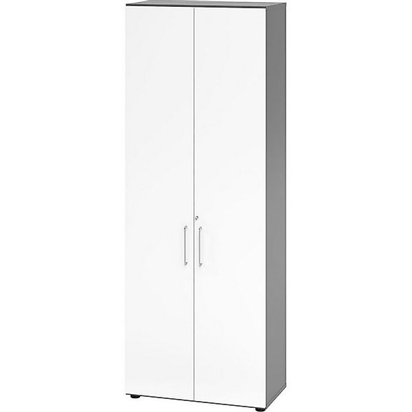 HAMMERBACHER Aktenschrank Schrank 6OH BxTxH 80x42x215,6cm Griff BS Graphit/ günstig online kaufen