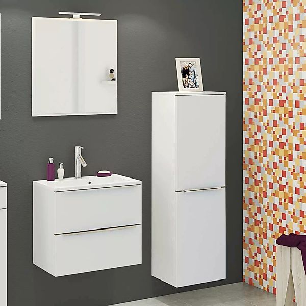 Möbel Einrichtung für Badezimmer Weiß (dreiteilig) günstig online kaufen