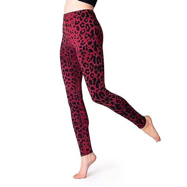 PANASIAM Leggings Unikat Batik Leggings Leopard Muster aus natürlicher Visk günstig online kaufen