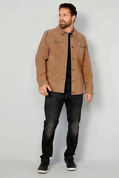 John F. Gee Lederjacke Lederjacke in Jeansjacken Optik günstig online kaufen