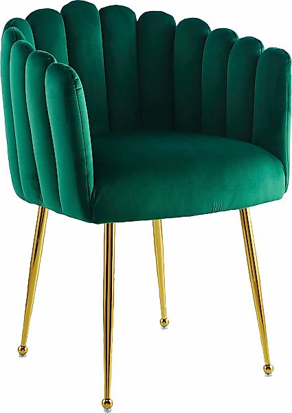 Kayoom Esszimmerstuhl "Stuhl Mucha, dekorativer Luxus-Stuhl", 1 St., Stoffb günstig online kaufen