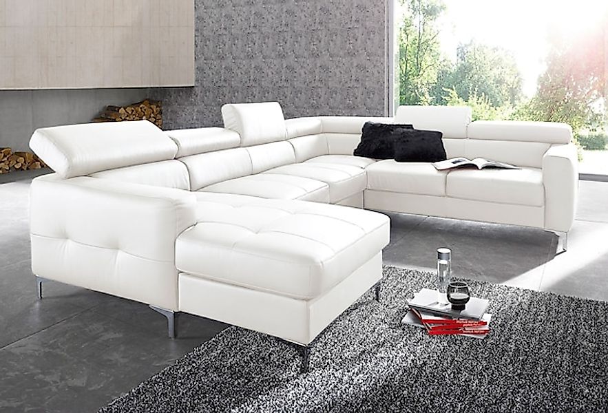 COTTA Polstergarnitur "Sammy U-Form", (Set, Tiefe der Recamiere 169 cm), Se günstig online kaufen