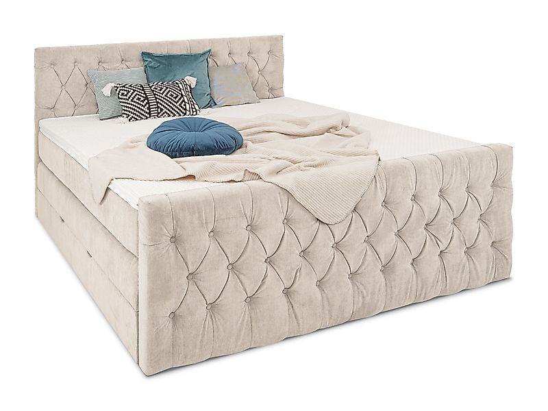 wonello Boxspringbett London, mit Bettkasten und günstig online kaufen