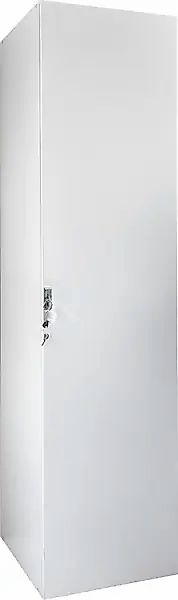 Mehrzweckschrank abschließbar 45x185x54 MULTIRAUMKONZEPT von Wimex / Weiß günstig online kaufen