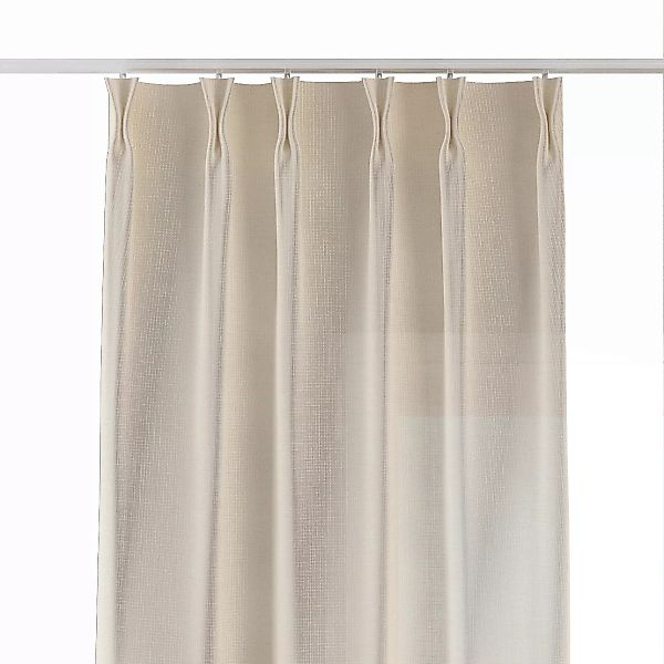 Vorhang mit flämischen 2-er Falten, ecru, Alara Premium (145-04) günstig online kaufen