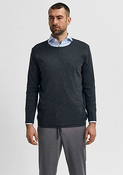 SELECTED HOMME Rundhalspullover "SLHROME LS KNIT CREW NECK NOOS" günstig online kaufen