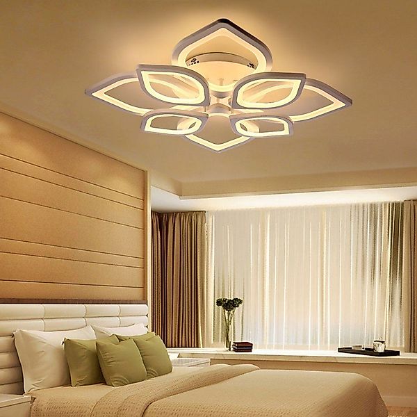 LETGOSPT LED Deckenleuchte Wohnzimmer Moderne Deckenlampe günstig online kaufen