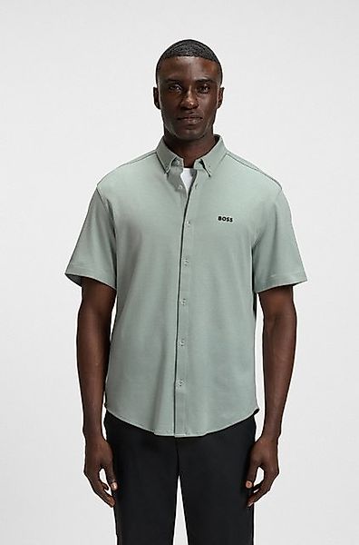 BOSS GREEN Kurzarmhemd B_MOTION_S mit Logoschriftzug auf der Brust günstig online kaufen