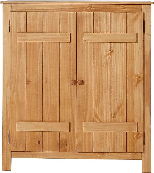 OTTO home Schuhschrank "Bertram" Massivholz, 2 verstellbare Einlegeböden, M günstig online kaufen