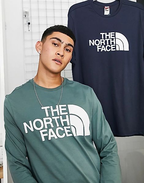 The North Face – Standard – Langärmliges Shirt in Grün günstig online kaufen