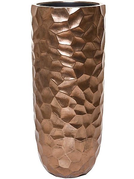 VIVANNO Bodenvase Fiberglas AMOLAR Säule - Bronze Mit Muster (1 St), 41x41x günstig online kaufen