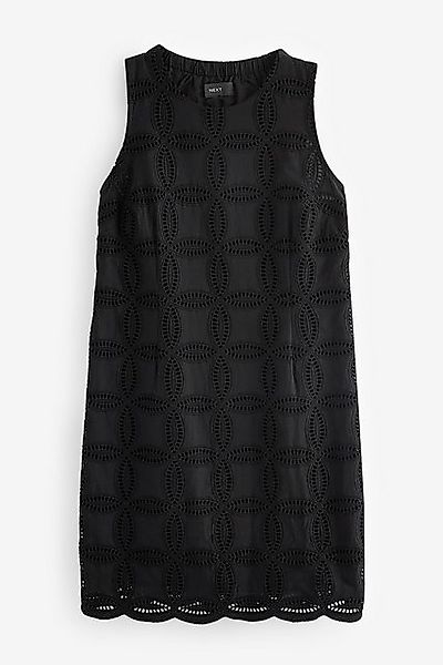 Next Minikleid Ärmelloses Mini-Etuikleid mit Lochstickerei günstig online kaufen