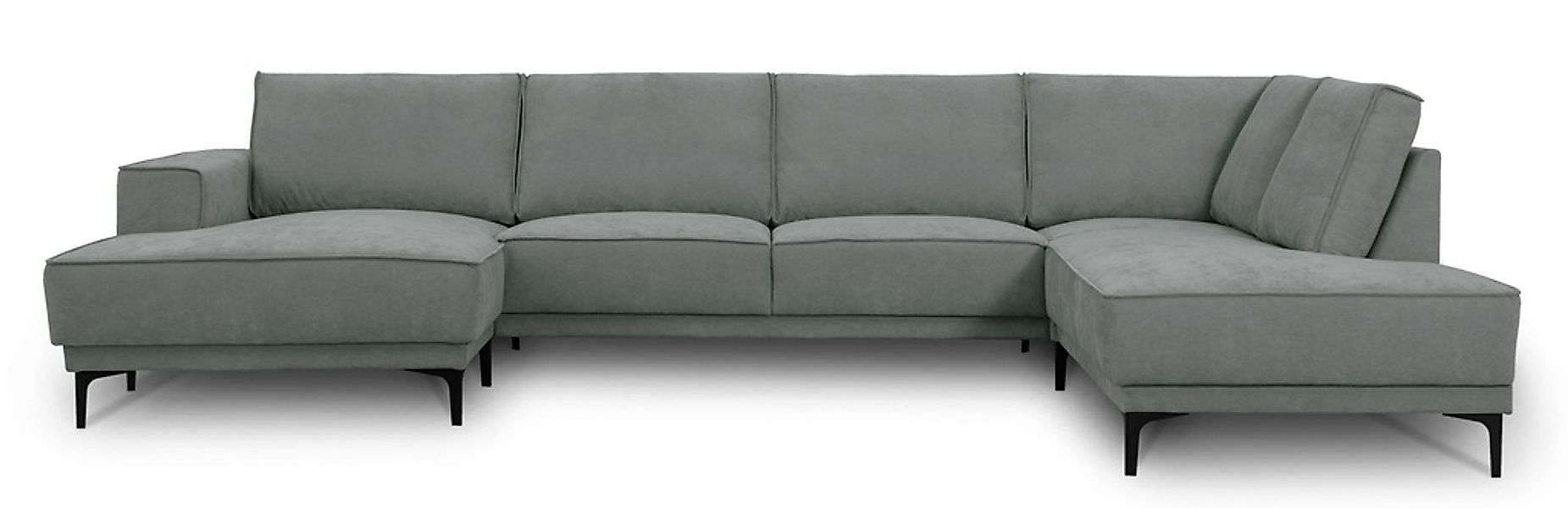 OTTO home Wohnlandschaft "XXL Sofa Oland, Struktur, Flachgewebe, Luxus-Micr günstig online kaufen