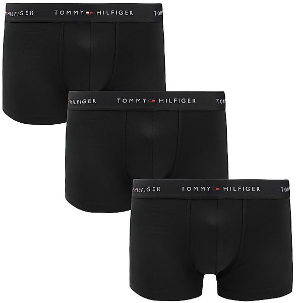 Tommy Hilfiger Boxer Trunk Microfiber 3-Pack Schwarz - Größe M günstig online kaufen