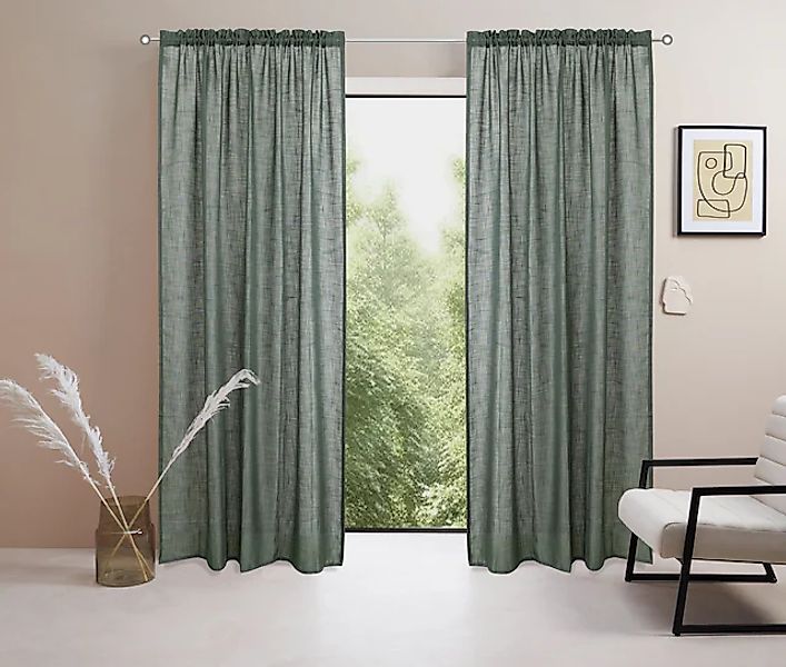 LeGer Home by Lena Gercke Gardine »Marusha« Stangendurchzug 1 Stk. tlg. 1 S günstig online kaufen