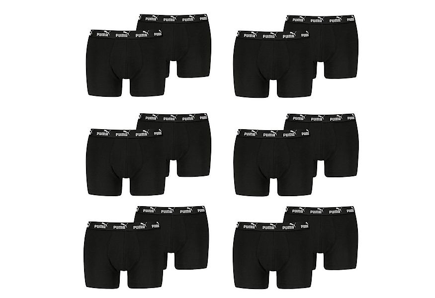 PUMA Boxershorts (Packung, 12er-Pack) Klassische Unterwäsche für Männer günstig online kaufen