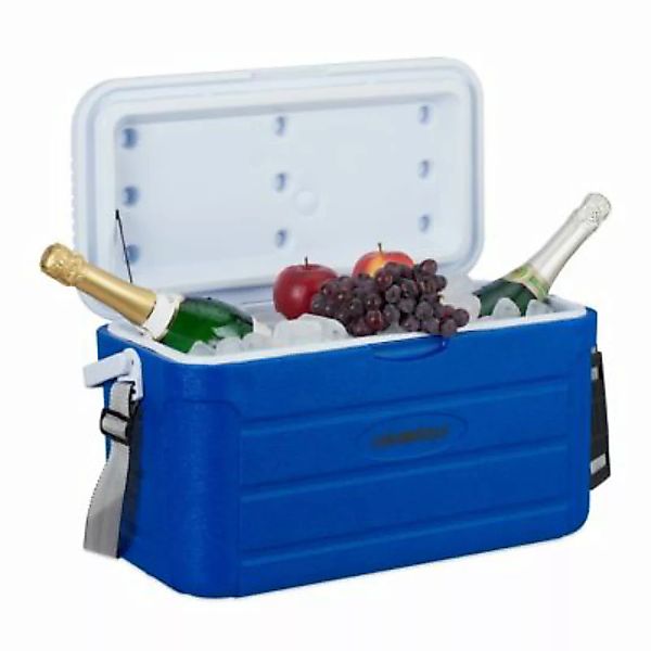 relaxdays Kühlbox 20 l mit Tragegurt blau günstig online kaufen