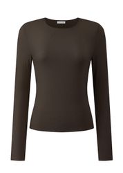 SASSYCLASSY Langarmshirt Langarmshirt Damen mit Rollkragen günstig online kaufen