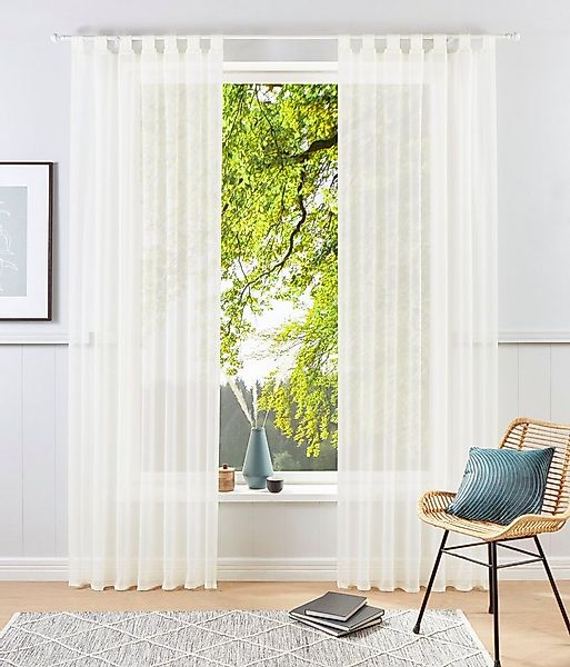 OTTO home Gardine XANA (1 St), Schlaufen, transparent, Voile, Bestseller, e günstig online kaufen
