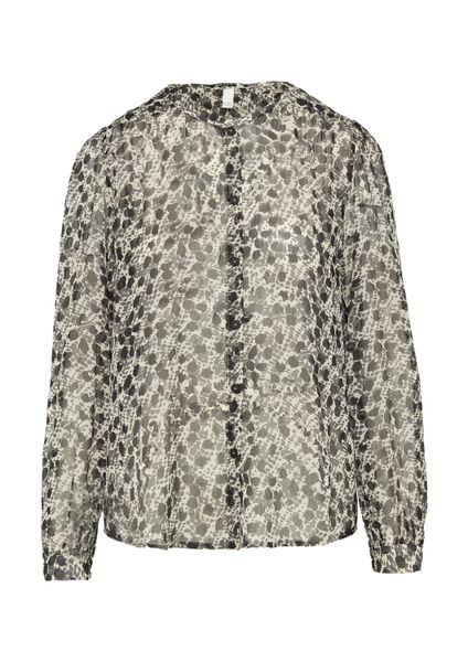 QS Langarmbluse Bluse Leicht transparente Chiffonbluse günstig online kaufen