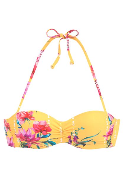 Sunseeker Bügel-Bandeau-Bikini-Top Modern, mit Blumenprint günstig online kaufen