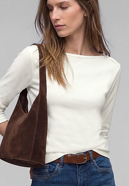 STREET ONE 3/4-Arm-Shirt aus Baumwolle mit Stretchante günstig online kaufen