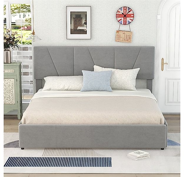 XDeer Polsterbett Doppelbett, Polsterbett, Kingsize Polster Plattform Bett günstig online kaufen