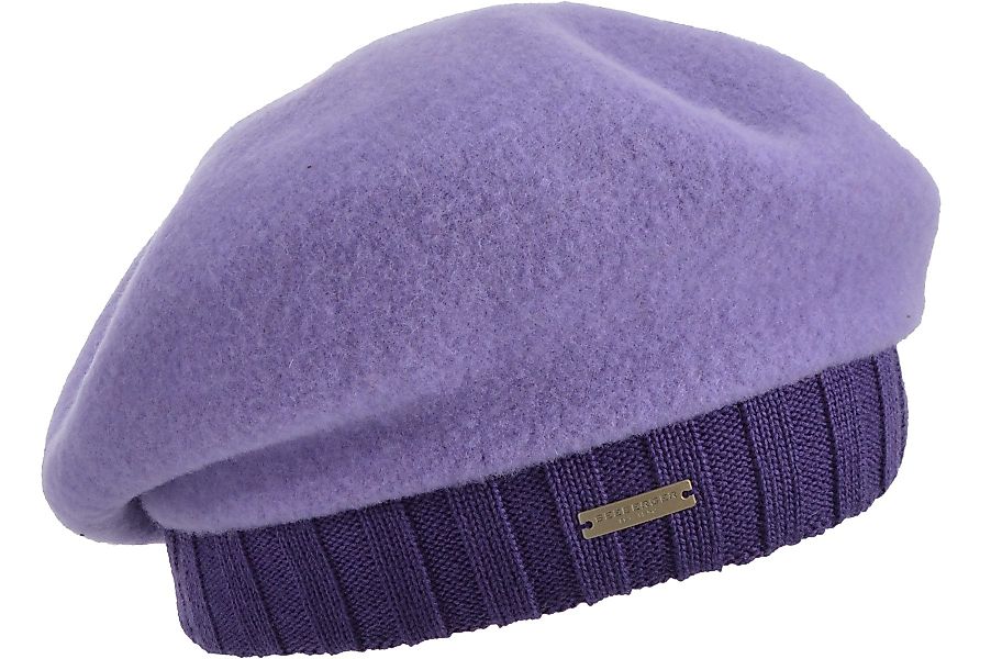 Seeberger Baskenmütze Walk Baskenmütze mit Strickbund günstig online kaufen
