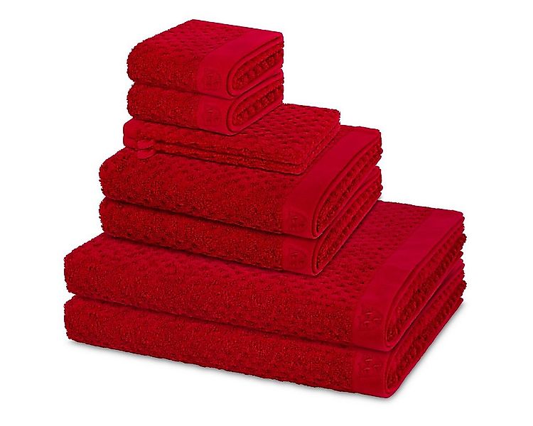 ROSS Handtuch Set Harmony, Walkfrottee (Spar-Set, 8-St), 2 X Wasch- 2 X Gäs günstig online kaufen