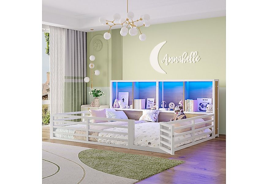 Merax Kinderbett (Plattformbett aus Metallrahmen und MDF, 1-tlg., Daybed fü günstig online kaufen