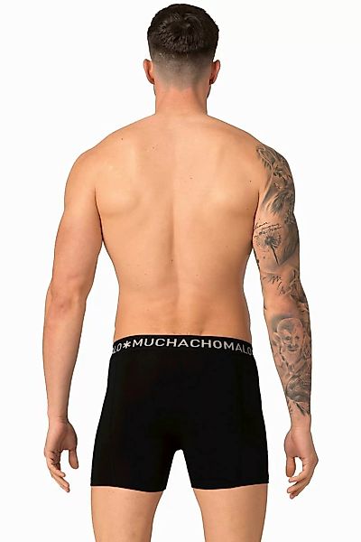 Muchachomalo Boxershorts Microfiber 2er-Pack Schwarz Navy - Größe S günstig online kaufen