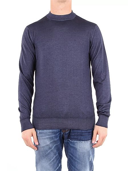 CRUCIANI Sweatshirt Herren blau Wolle und Seide günstig online kaufen