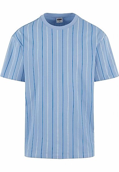 URBAN CLASSICS T-Shirt "Urban Classics Printed Pinstripe Tee" 1 Stk. günstig online kaufen