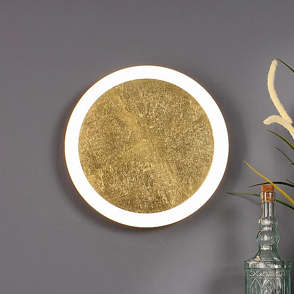 LED-Wandleuchte Moon Ø 50 cm, gold günstig online kaufen