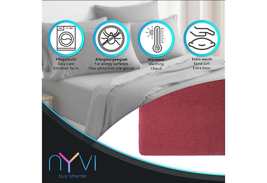 NYVI Spannbettlaken Spannbettlaken DreamScience Winterflausch für Matratzen günstig online kaufen