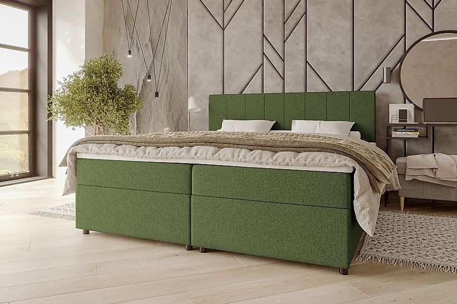 99rooms Boxspringbett Kira (Schlafzimmerbett, Bett), 140/160/180x200 günstig online kaufen