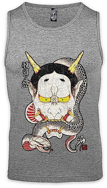 Urban Backwoods Tanktop Hannya Snake Ärmelloses T-Shirt Samurai Warrior Way günstig online kaufen
