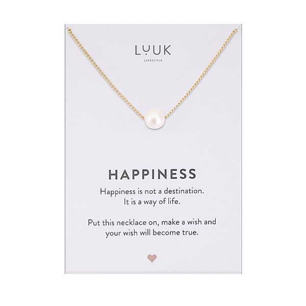 LUUK LIFESTYLE Kette mit Anhänger Perle günstig online kaufen