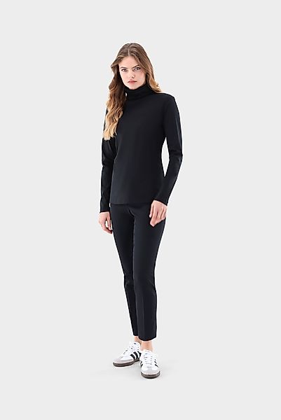 Jersey Rollkragenpullover günstig online kaufen