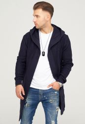 behype Strickjacke "JAROMIR" mit kuscheliger Kapuze günstig online kaufen