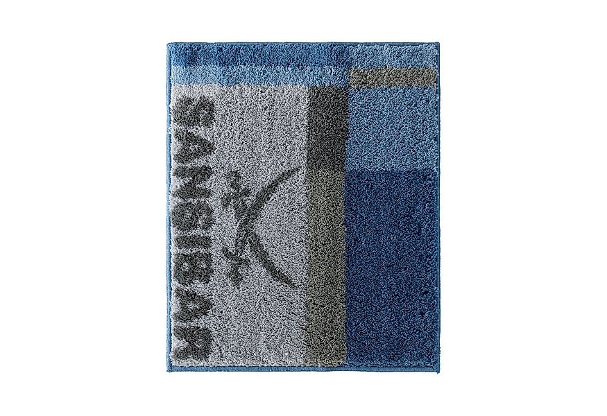 Sansibar Sylt Badematte Sansibar Badteppich CLIFF, Hoch-Flor 20 mm, fußbode günstig online kaufen