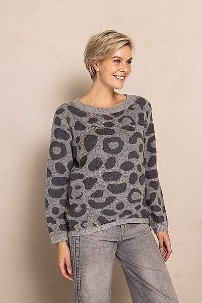 Zhrill Strickpullover ZHISABELLA Leoparden Muster, Regular Fit günstig online kaufen