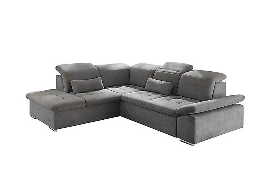 ED EXCITING DESIGN Ecksofa Wayne, mit Schlaffunktion & Bettkasten, 2x Niere günstig online kaufen