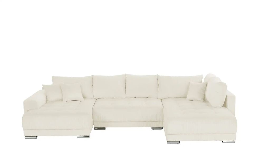 Wohnlandschaft mit Schlaffunktion Lemie ¦ beige ¦ Maße (cm): B: 356 H: 85 T günstig online kaufen