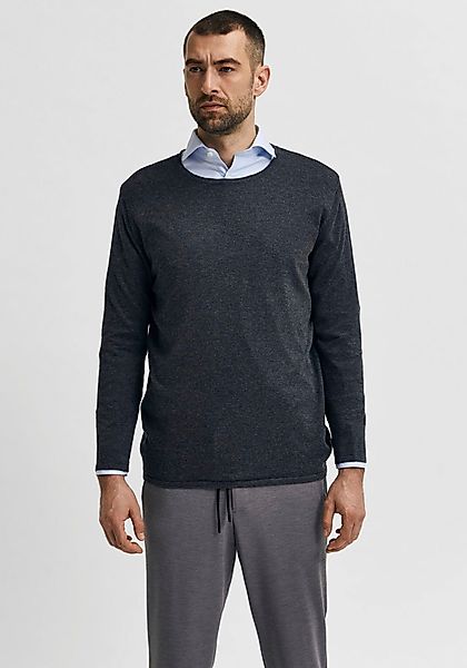 SELECTED HOMME Rundhalspullover SLHROME LS KNIT günstig online kaufen