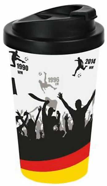 Geda Labels Coffee to go Becher Fußball EM 400ml Kaffeebecher bunt günstig online kaufen