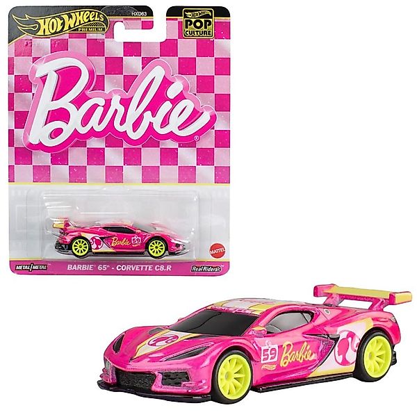 Hot Wheels Spielzeug-Rennwagen Barbie 65th Corvette günstig online kaufen